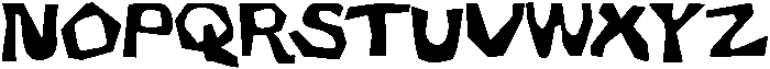 KirkyPaperRegular otf (400) Font UPPERCASE