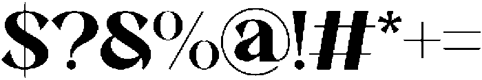 Kirlov Qurla otf (400) Font OTHER CHARS