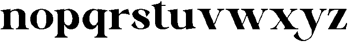 Kirlov Qurla otf (400) Font LOWERCASE