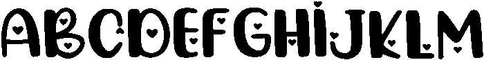 Kiss Me Regular otf (400) Font UPPERCASE