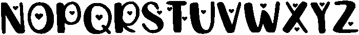 Kiss Me Regular otf (400) Font UPPERCASE
