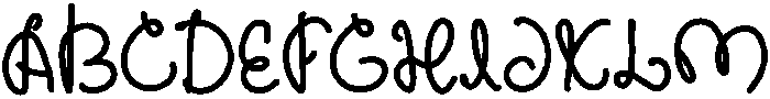 Kiss Me font Regular otf (400) Font UPPERCASE
