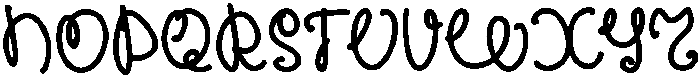 Kiss Me font Regular otf (400) Font UPPERCASE