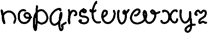 Kiss Me font Regular otf (400) Font LOWERCASE