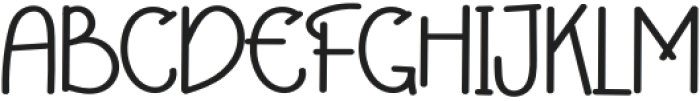 Kisses Regular otf (400) Font UPPERCASE