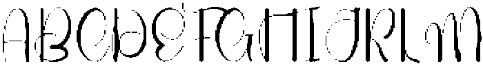 Kissy  Heart Regular otf (400) Font UPPERCASE