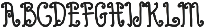 Kistroy Christmas Regular otf (400) Font UPPERCASE
