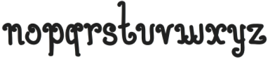 Kistroy Christmas Regular otf (400) Font LOWERCASE