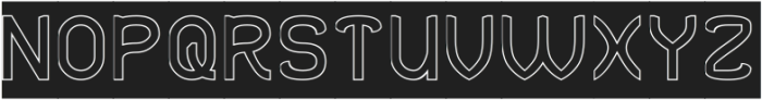 Kitchen Bar-Hollow-inverse otf (400) Font UPPERCASE