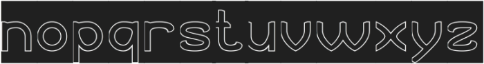 Kitchen Bar-Hollow-inverse otf (400) Font LOWERCASE