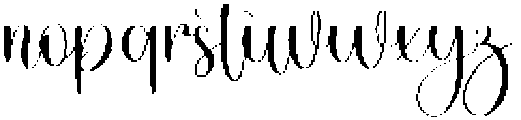 Kitchen Handmade Regular otf (400) Font LOWERCASE
