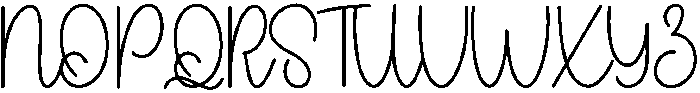 Kitchen Regular otf (400) Font UPPERCASE