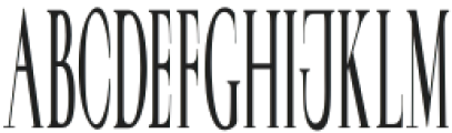 Kitchener Regular otf (400) Font UPPERCASE