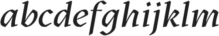 Kitsch Medium Italic otf (500) Font LOWERCASE