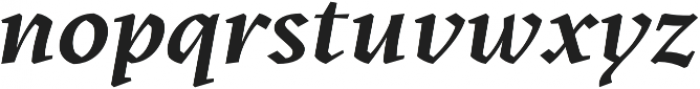Kitsch Semibold Italic otf (600) Font LOWERCASE