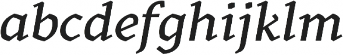 Kitsch Text Medium Italic otf (500) Font LOWERCASE