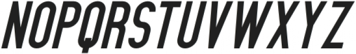 KitsuneBold-Italic otf (700) Font UPPERCASE