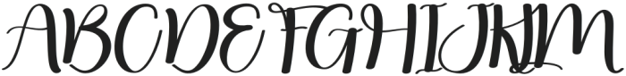 Kitten Regular otf (400) Font UPPERCASE