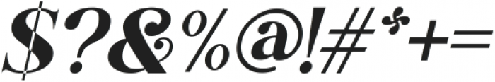 Kivaera Italic otf (400) Font OTHER CHARS