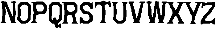 Kiwu ttf (400) Font UPPERCASE