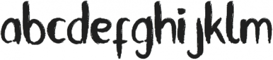Kiwy Rough otf (400) Font LOWERCASE
