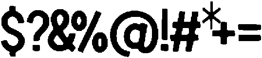 Kizo ttf (400) Font OTHER CHARS