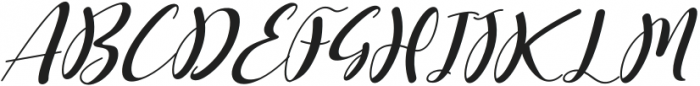 kimberlly lovely Italic otf (400) Font UPPERCASE