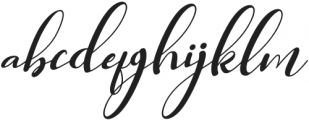 kimberlly lovely Italic otf (400) Font LOWERCASE