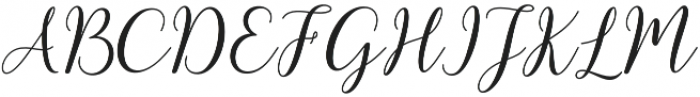 kissita alt 7 Regular otf (400) Font UPPERCASE