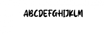 Kidsglow.ttf Font UPPERCASE