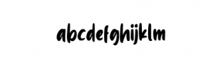 Kidsglow.ttf Font LOWERCASE