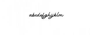 Kinderline Regular.otf Font LOWERCASE