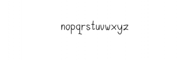 KinleyFont Font LOWERCASE