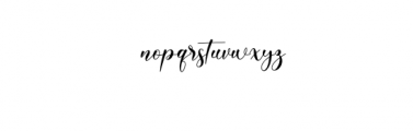 Kinsley Script Font LOWERCASE
