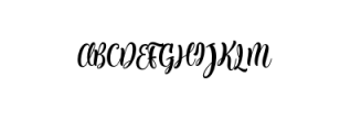 Kite Script.otf Font UPPERCASE