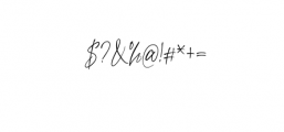 Kiysoom Signature Font OTHER CHARS