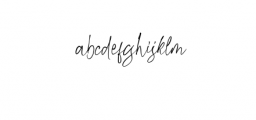 Kiysoom Signature Font LOWERCASE