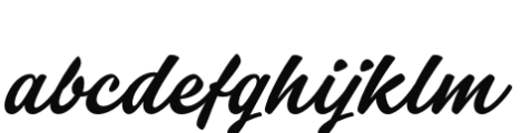 Kiosk Script Font LOWERCASE