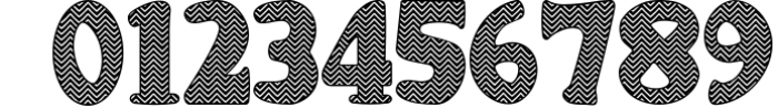 Kick Font - Solid and Chevron Font OTHER CHARS