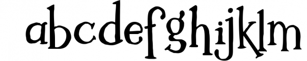 Kidlit - a fun serif font! 2 Font LOWERCASE