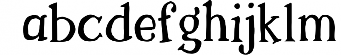Kidlit - a fun serif font! Font LOWERCASE