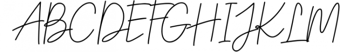 Kinantey - Monoline Signature Font Font UPPERCASE