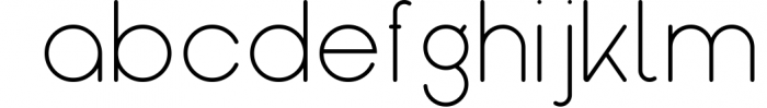 Kindel - Sans Serif Typeface 6 Font LOWERCASE