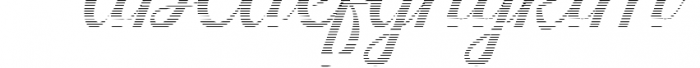 Kingfisher Layered Font 3 Font LOWERCASE