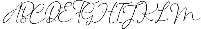 Kingsley - Modern Script Font Font UPPERCASE
