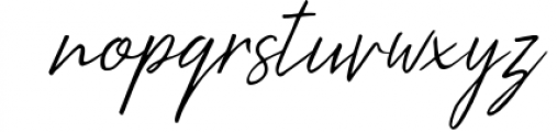 Kingstoner Signature Font 1 Font LOWERCASE
