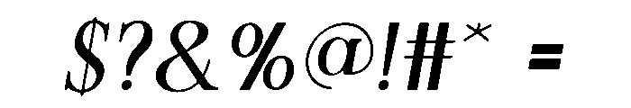 KISHA Font OTHER CHARS