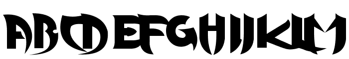 KInifed Font UPPERCASE