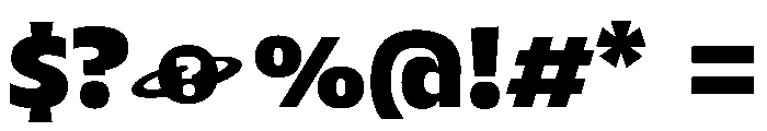 Kiara Demo Black Shadow Font OTHER CHARS