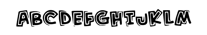 KidFromHell Font UPPERCASE